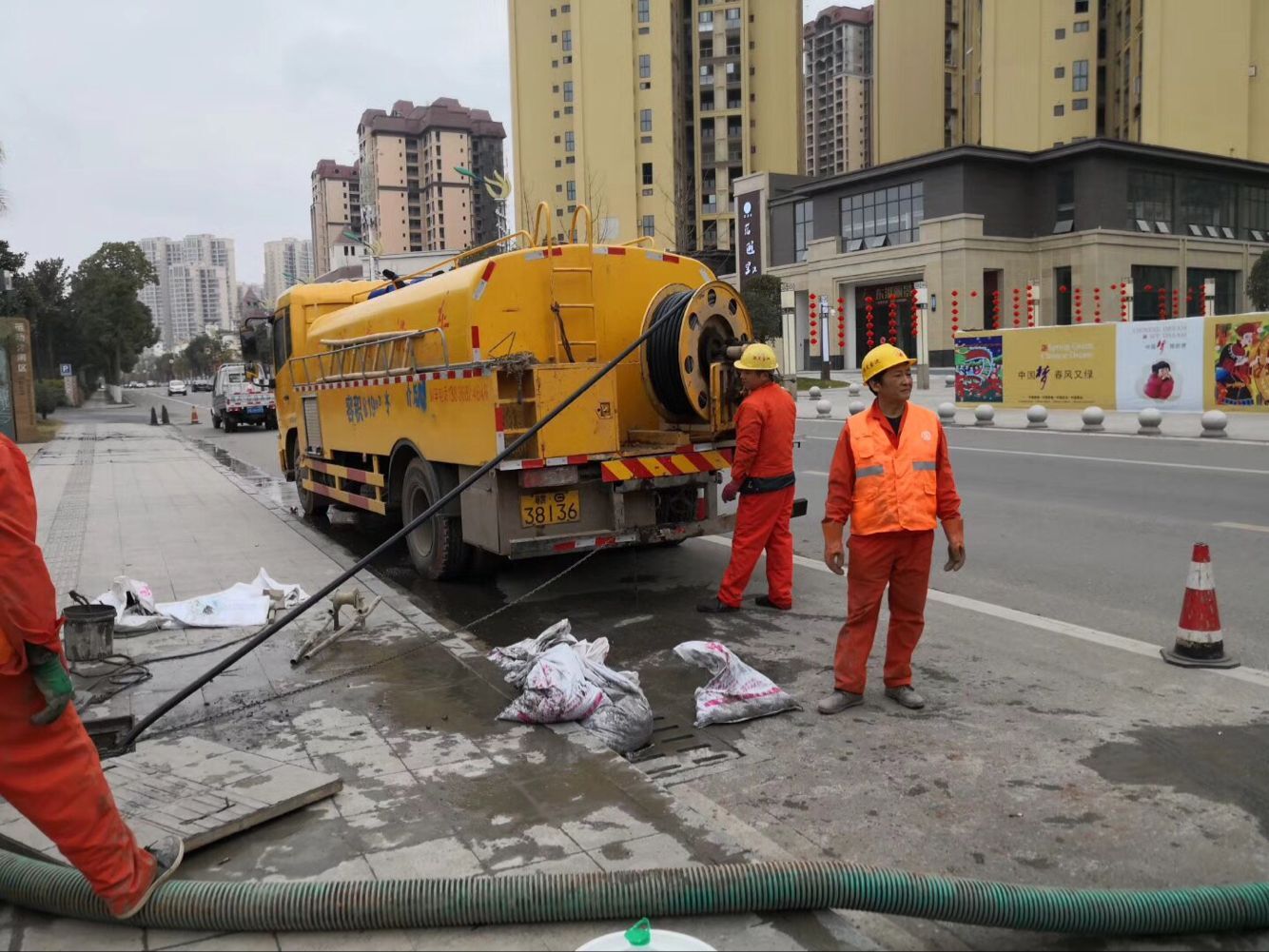 湟源排污管道清淤-管道清洗